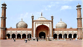 Jama Masjid, the mosque of the Muslims in Delhi, India