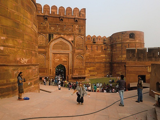 Inside Agra Fort 