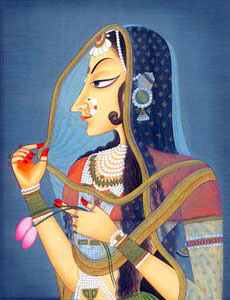 Bani Thani Painting of Rajasthan