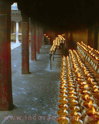 Tibet Tour Butter Lamps