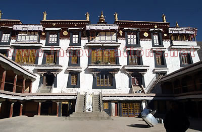 Tibet Tour Drepung Monastery Front