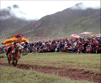 Tibet Tour Horse Racing