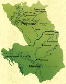 Peppara Wildlife Sanctuary Map
