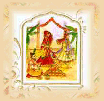 II The wedding ceremony is similar to a Hindu wedding