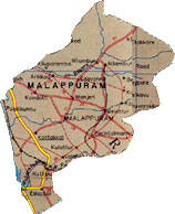 Malappuram Map, Map of Malappuram