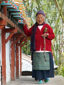 Wheels of Life in Monastery Sikkim