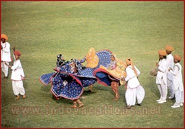 Folk Dance in village of Rajasthan