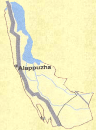 Alleppey, Alleppey Map