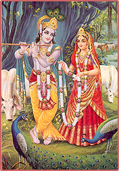 Lord Krishna and Radha