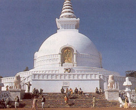 Vishwa Shanti Stupa, Rajgir