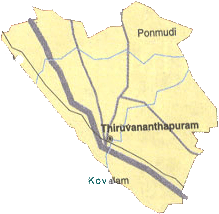 Trivandrum, Trivandrum Map