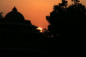 Sunset from Aksharwadi, Bhavnagar
