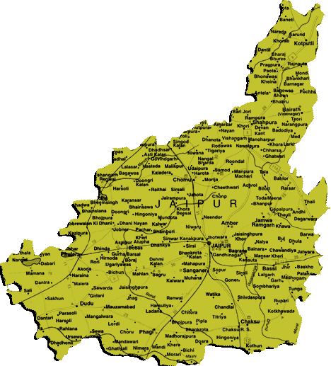 map of Jaipur