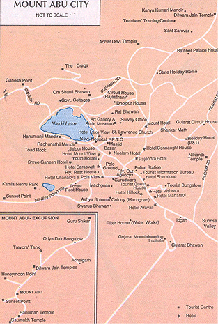 map of Mount Abu
