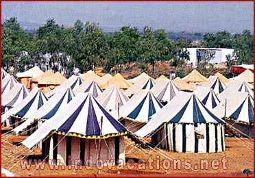 Swiss tent in Pushkar Rajasthan