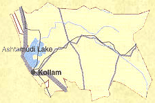 Kollam, Kollam Map