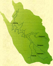 Chimmini Wildlife Sanctuary Map