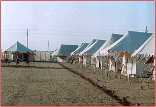 Luxury Tents at the Base Camp