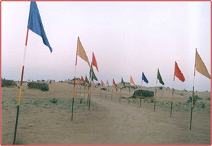 Outer View of the Desert Camp