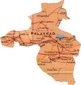 Palakkad, Palakkad Map