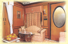 Palace On Wheels Room Interior