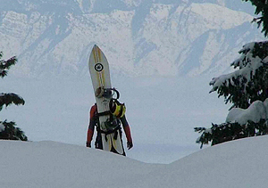 Skiing in Kashmir