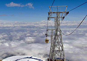 Skiing in Kashmir