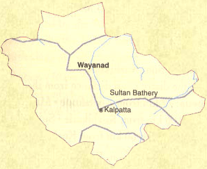 Wayanad, Wayanad Map