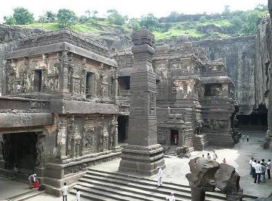 Ellora Caves Mountain Temples