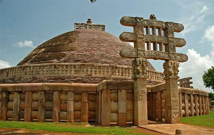 Sanchi Stupas Western gateway