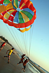 Parasailing, Parasailing in Goa