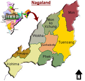 Nagaland Map