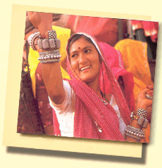 Rajasthani femme avec une clbration rgionale  proximit des Jaipur! 