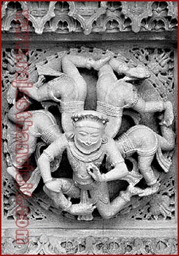 Carving on the Ceiling in Ranakpur, Rajasthan