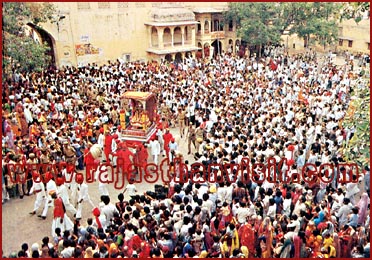 Gangaur procession, Jaipur, Rajasthan